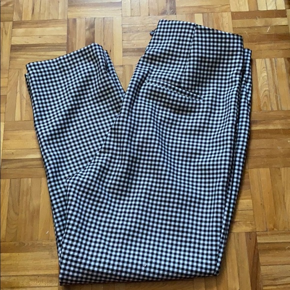 2/50$ hight waisted gingham straight pants - Picture 4 of 4